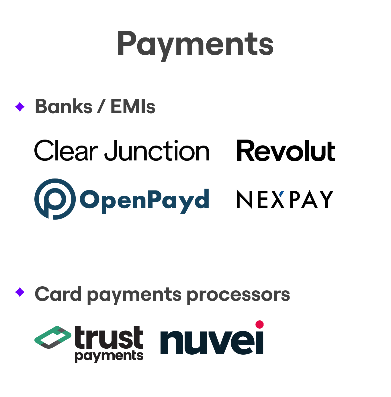 Payments