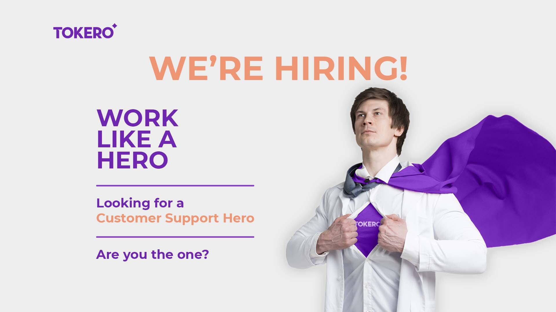 We are hiring a Customer Support Hero