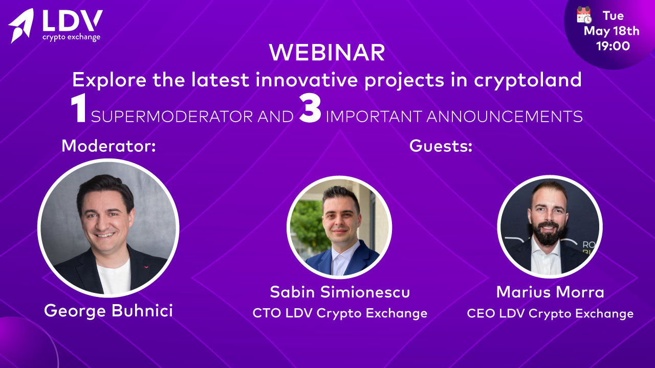 Webinar #5: Explore the latest innovative projects in cryptoland