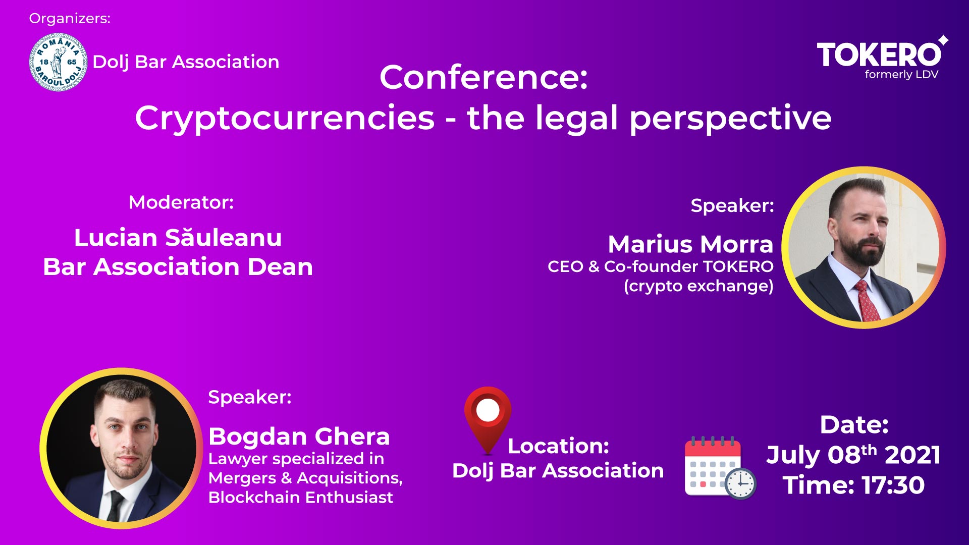 Conference: Cryptocurrencies - the legal perspective