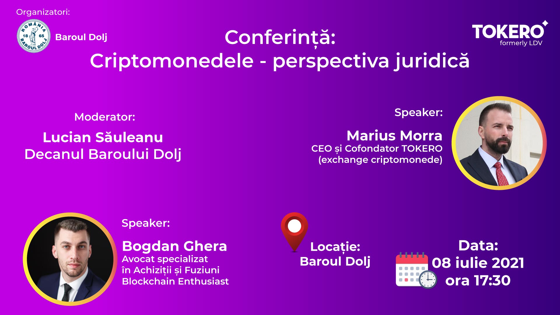 Conferință: Criptomonedele - perspectiva juridică